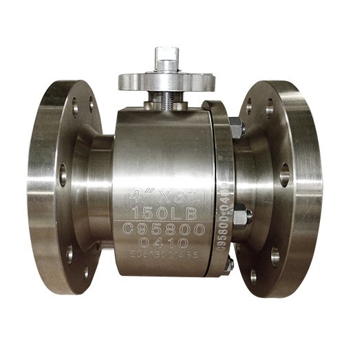 High-temperature floating ball valve