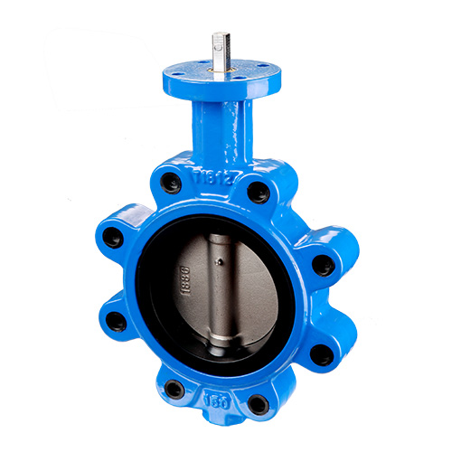Resilient seated butterfly valve