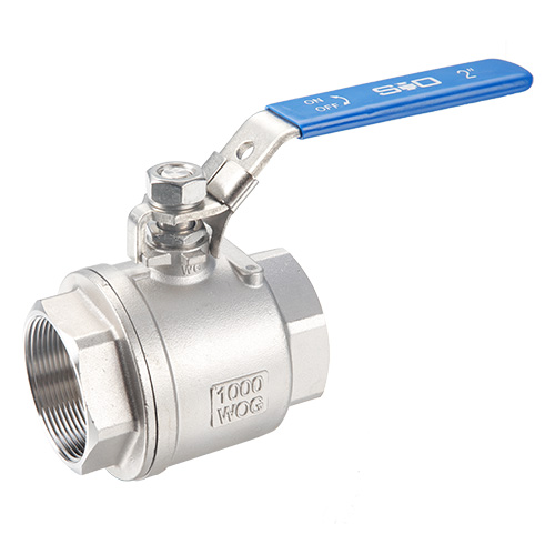 Lever-operated ball valve