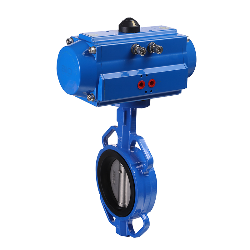 Pneumatic Actuated Butterfly Valve Wafer Type - SIO