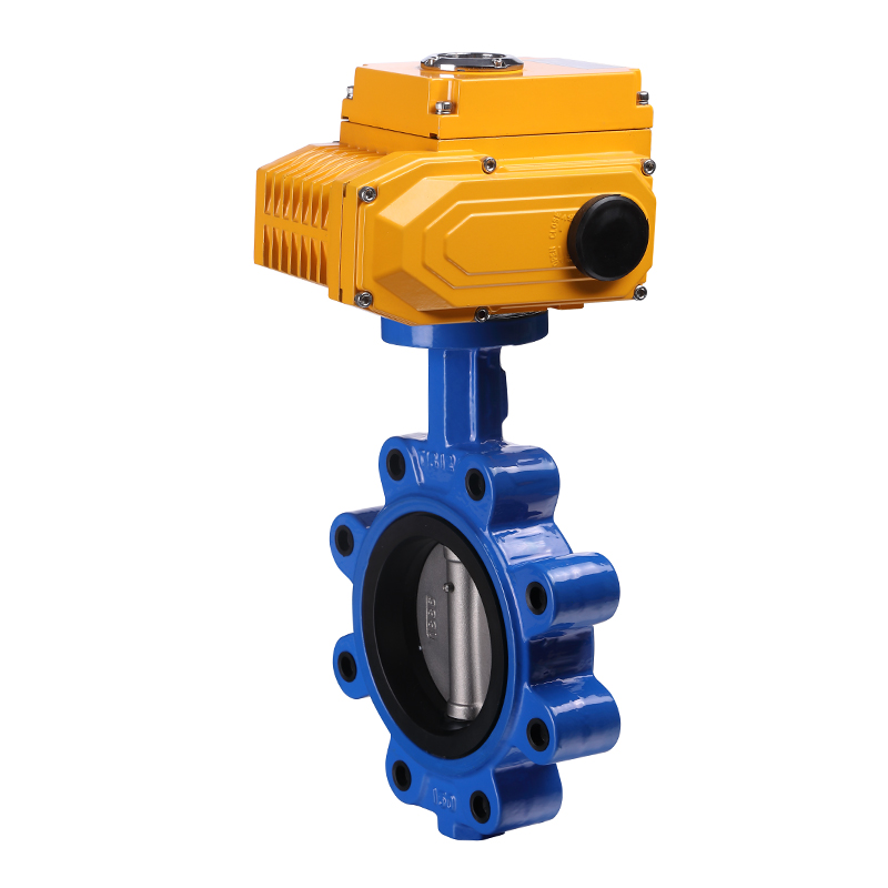 electric actuated butterfly valves lug type