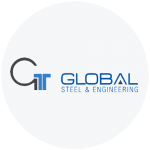 Global steel engineering Logo