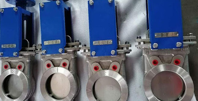 Wafer-knife-gate-valves